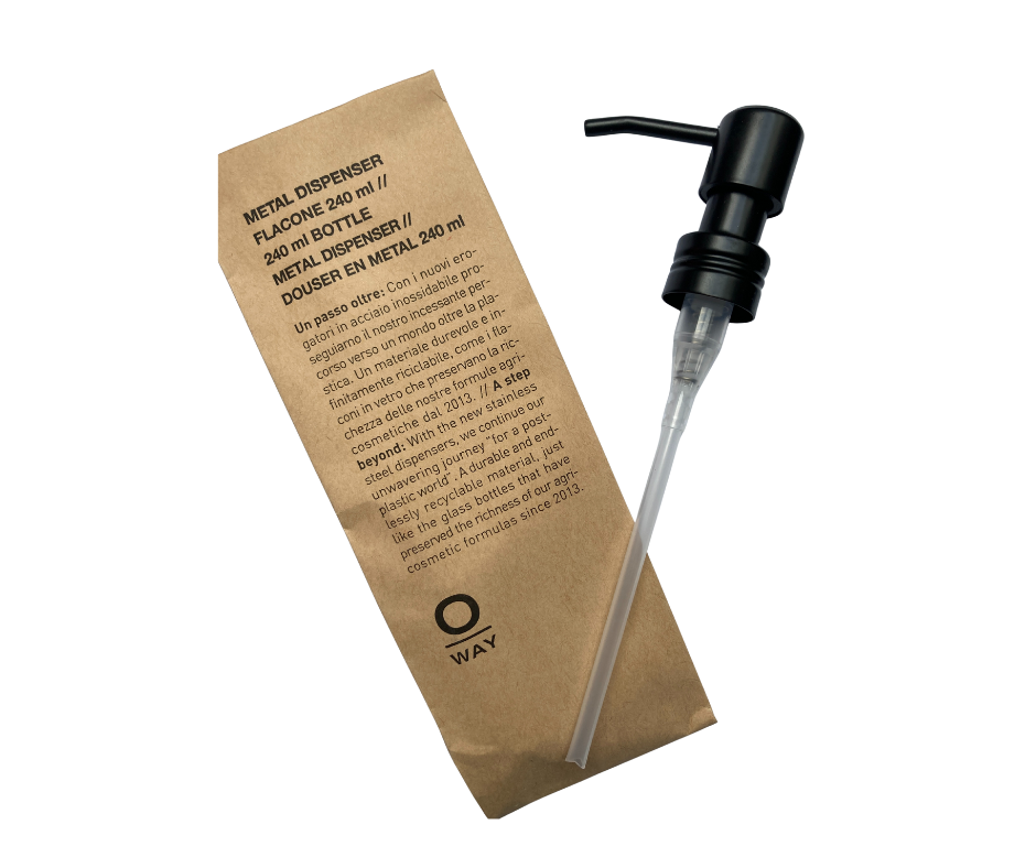 Oway - Metalen Pompdispenser - geschikt voor 240 ml flessen