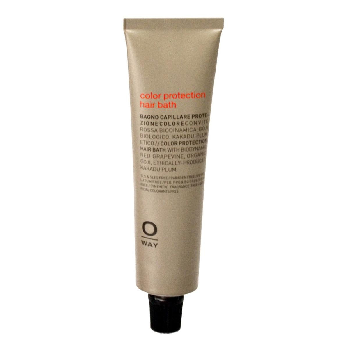 Oway color protection hair bath 50 ml -travelsize voor gekleurd haar.