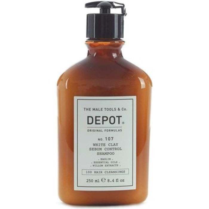 Depot 107 - Shampoo - White Clay Sebum Control